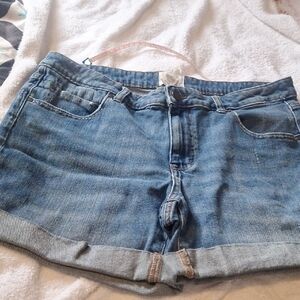 Caslon Classic Blue Jean Shorts